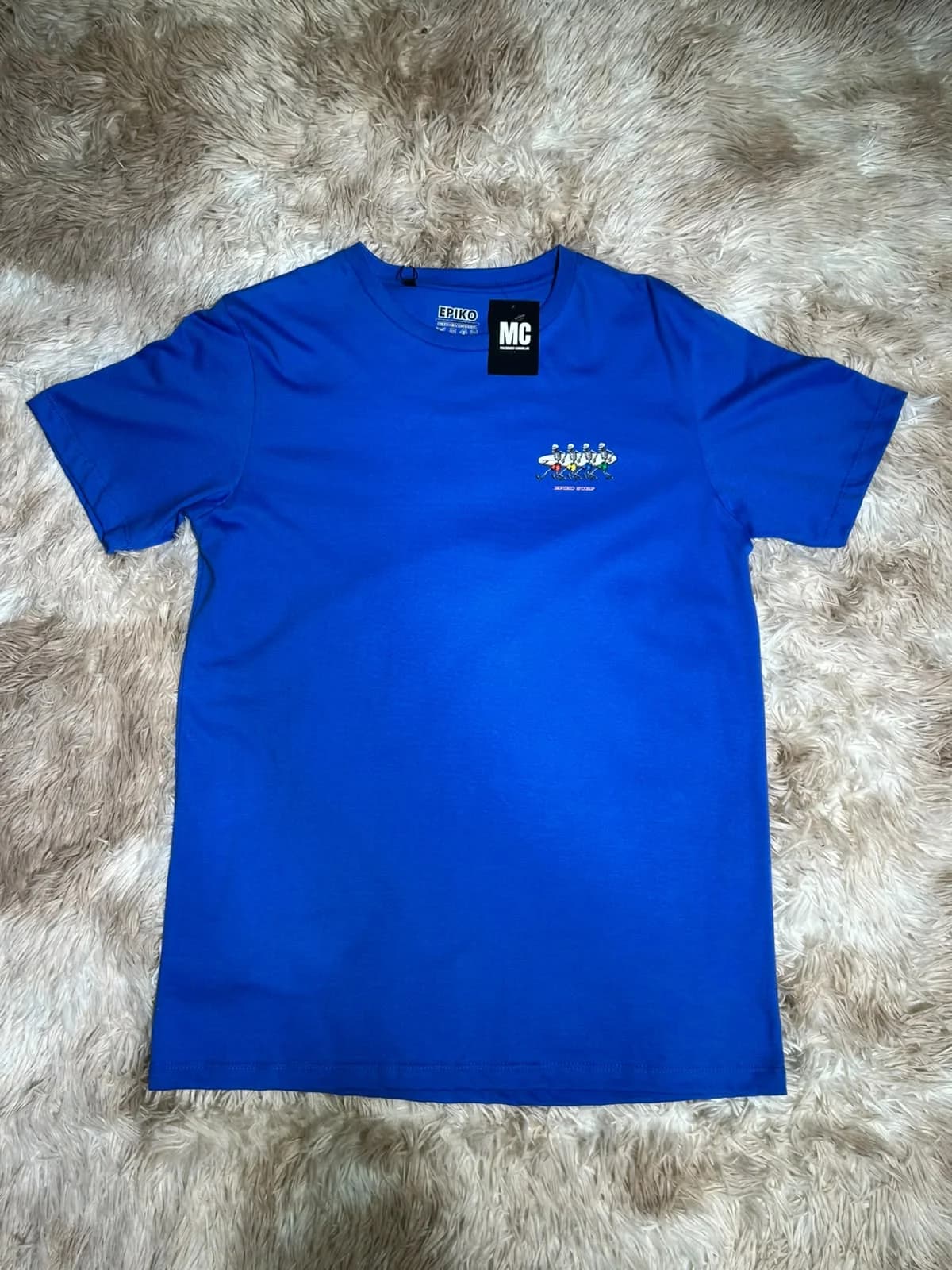 Remera Cartoon Azul, vista 2