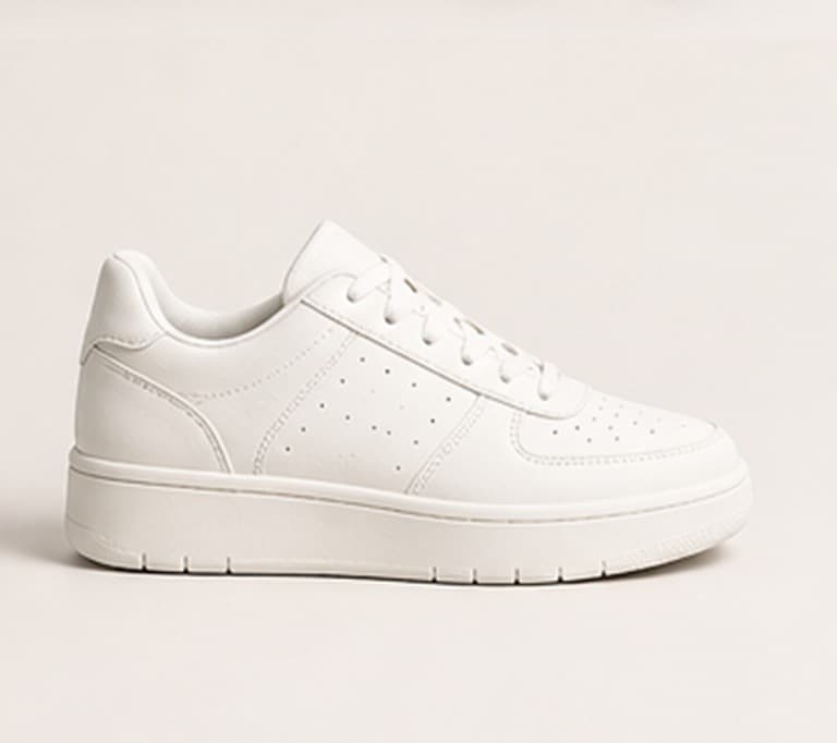 Zapatilla Court Alba